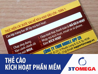 Thẻ kích hoạt phần mềm bản quyền